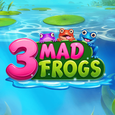 3 Mad Frogs slots by 1x2gaming