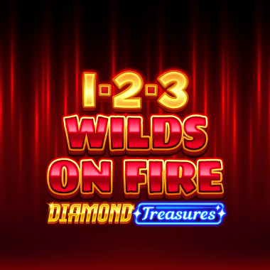 1-2-3 Wilds on Fire - Diamond Treasures slots