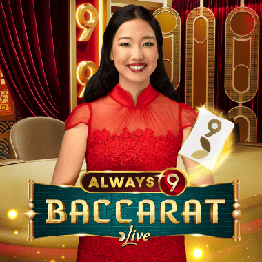 Always 9 Baccarat table games by Evolution