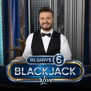 Classic Always 6 Blackjack 3 table games by Evolution