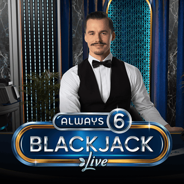 Classic Always 6 Blackjack 4 table games by Evolution