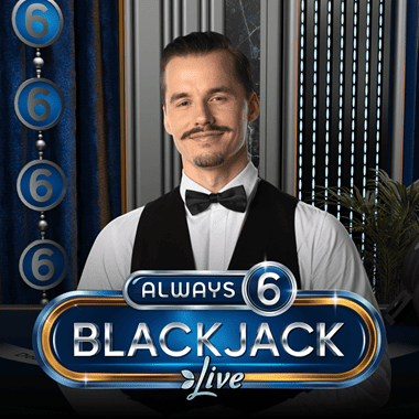 Classic Always 6 Blackjack 5 table games by Evolution