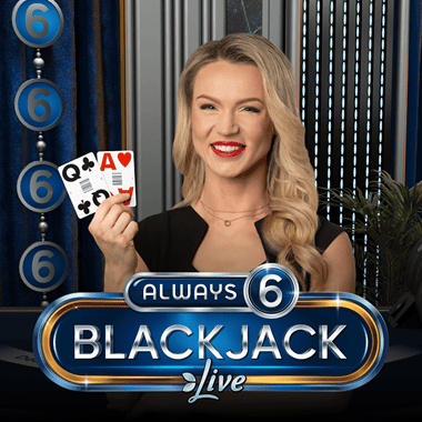 Classic Always 6 Blackjack 8 table games by Evolution