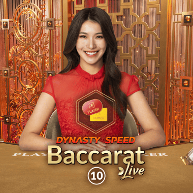Dynasty Speed Baccarat 10 table games by Evolution