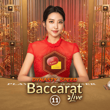 Dynasty Speed Baccarat 11 table games by Evolution