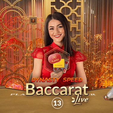 Dynasty Speed Baccarat 13 table games by Evolution