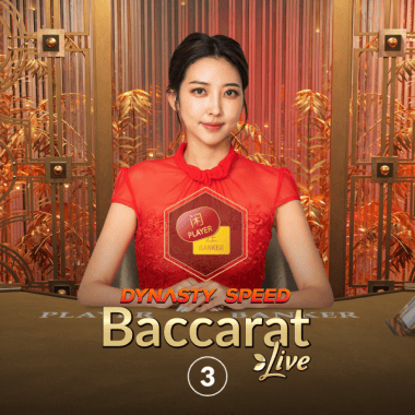 Dynasty Speed Baccarat 3 table games by Evolution