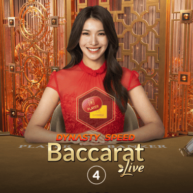 Dynasty Speed Baccarat 4 table games by Evolution