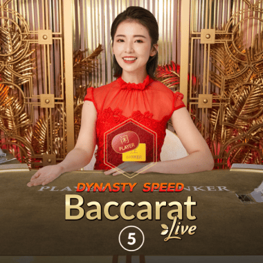 Dynasty Speed Baccarat 5 table games by Evolution