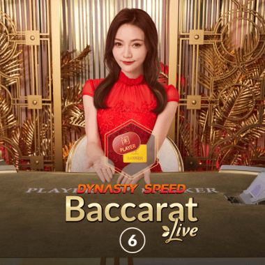 Dynasty Speed Baccarat 6 table games by Evolution