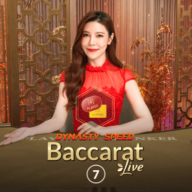 Dynasty Speed Baccarat 7 table games by Evolution