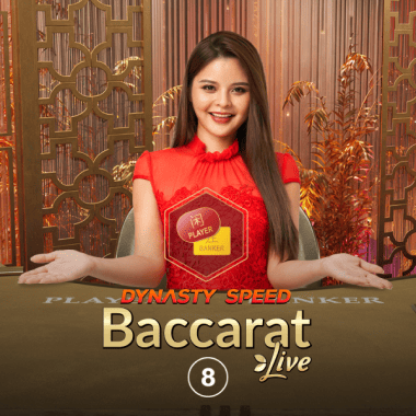 Dynasty Speed Baccarat 8 table games by Evolution