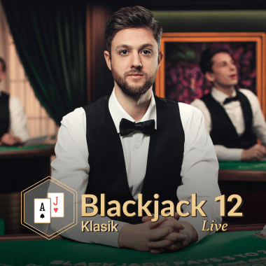 Klasik Blackjack 12 table games by Evolution