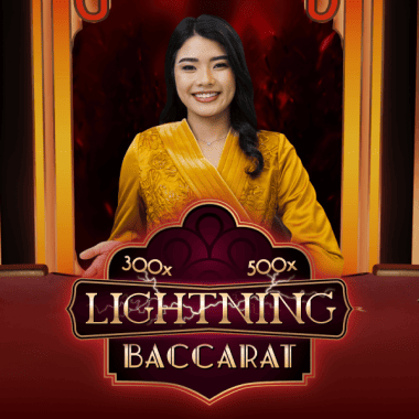 Korean Lightning Baccarat table games by Evolution