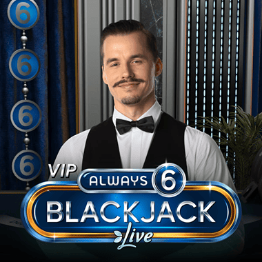 VIP Always 6 Blackjack 3 table games by Evolution