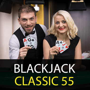 Blackjack Classic 55 table games by Evolution