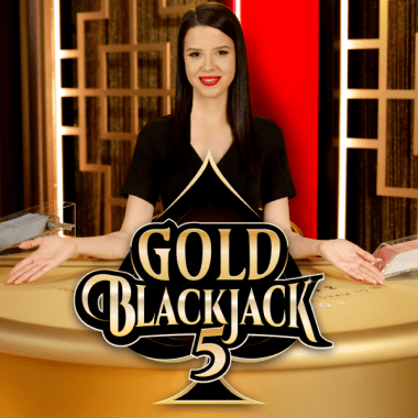 Gold Blackjack 5 table games by Ezugi