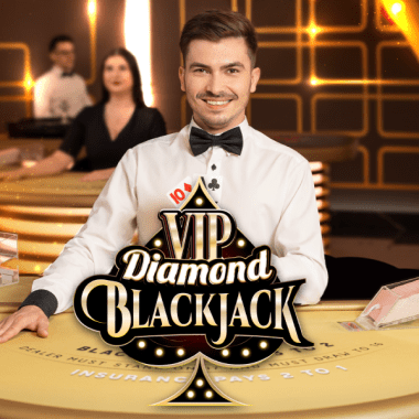 VIP Diamond Blackjack table games by Ezugi