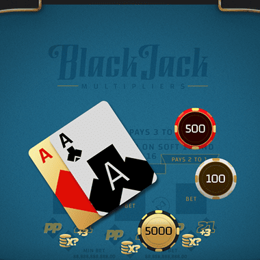 Blackjack Multipliers table games by GameArt