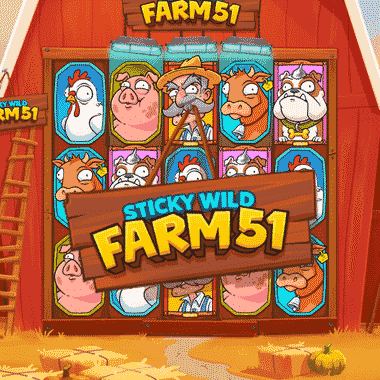Sticky Wild: Farm 51 slots by Gamebeat