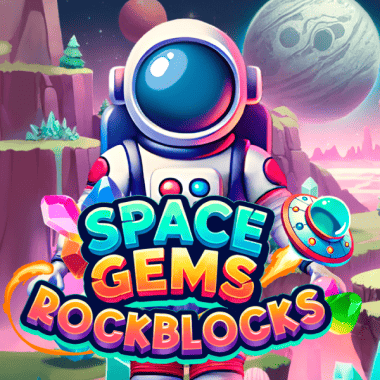 Space Gems Rockblocks slots by Mascot Gaming