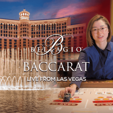 Bellagio Live Baccarat table games by Playtech