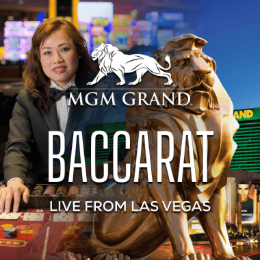 MGM Grand Live Baccarat table games by Playtech