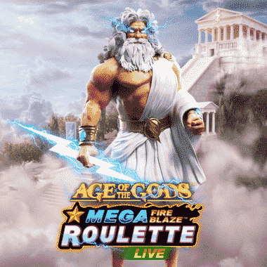 Mega Fire Blaze Age of the Gods Roulette Live
