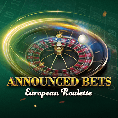 European Roulette. Announced Bets by Tom Horn