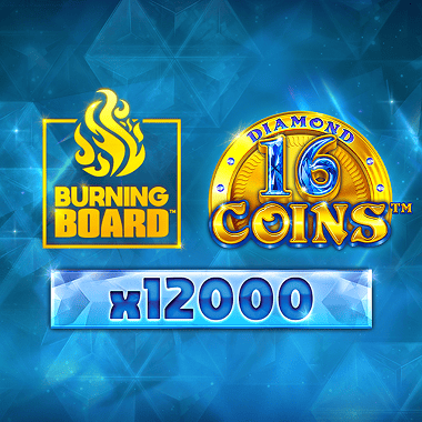 16 Coins Diamond Burning Board by Wazdan