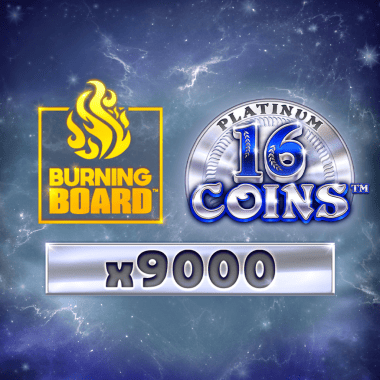 16 Coins Platinum Burning Board by Wazdan