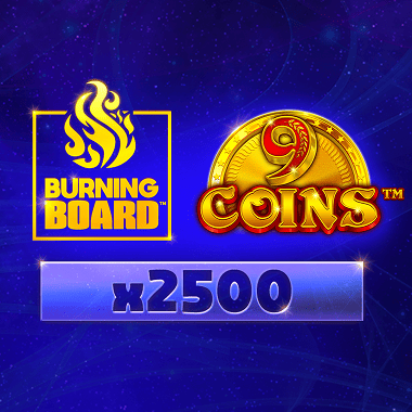 9 Coins Burning Board by Wazdan