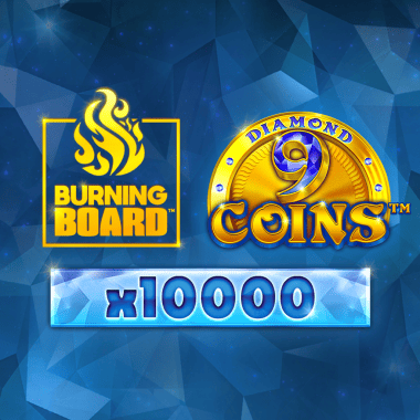 9 Coins Diamond Burning Board by Wazdan