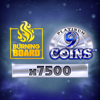 9 Coins Platinum Burning Board by Wazdan