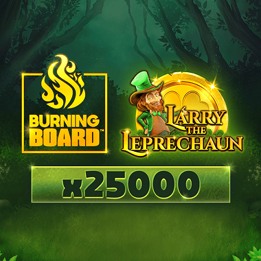 Larry the Leprechaun Burning Board by Wazdan