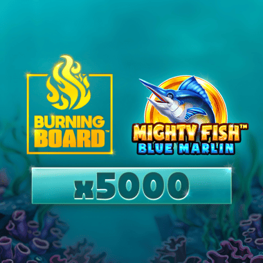 Mighty Fish: Blue Marlin Burning Board by Wazdan