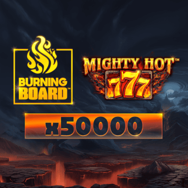 Mighty Hot: 777 Burning Board by Wazdan