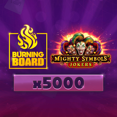 Mighty Symbols: Jokers Burning Board by Wazdan