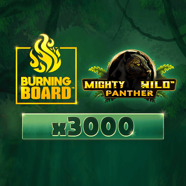 Mighty Wild: Panther Burning Board by Wazdan