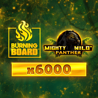 Mighty Wild: Panther Gold Burning Board by Wazdan