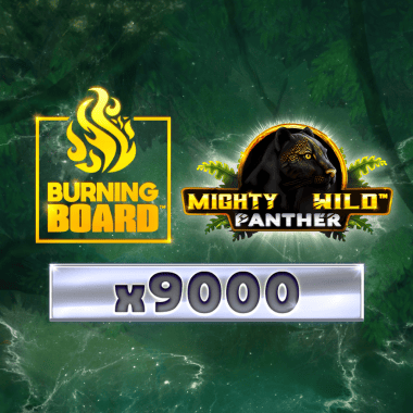 Mighty Wild: Panther Platinum Burning Board by Wazdan