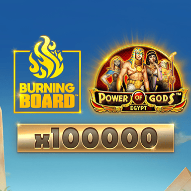 Power of Gods: Egypt Burning Board by Wazdan