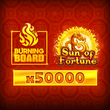 Sun of Fortune Burning Board by Wazdan