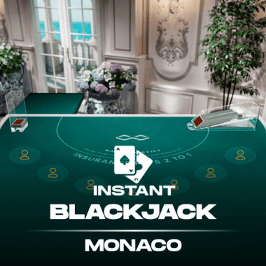 Monaco INSTANT Blackjack table games by Winfinity