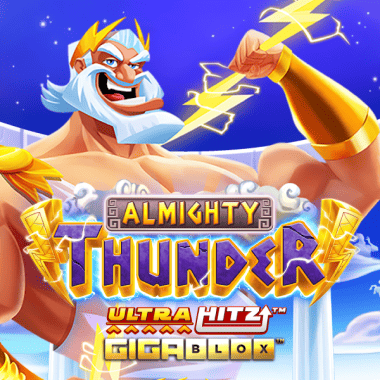 Almighty Thunder UltraHitz GigaBlox slots by Yggdrasil