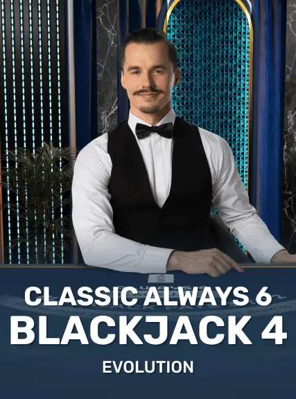 Classic Always 6 Blackjack 4 game tile