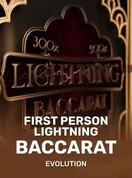 First Person Lightning Baccarat game tile