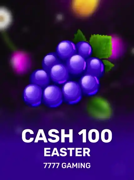 Cash 100 Easter game tile